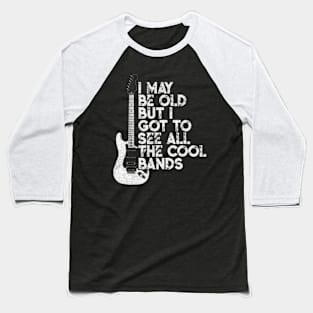 guitar bands cool Baseball T-Shirt